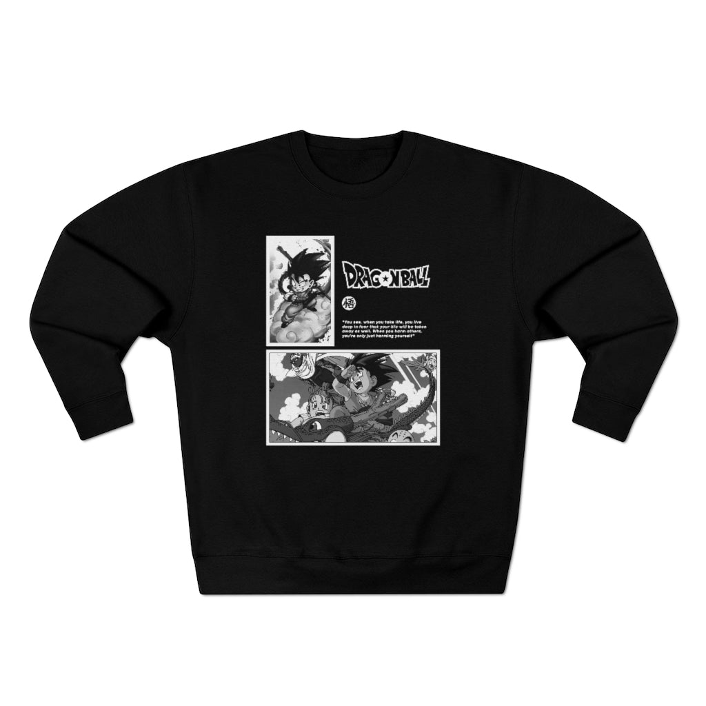 Kid Goku Manga Panel Sweatshirt