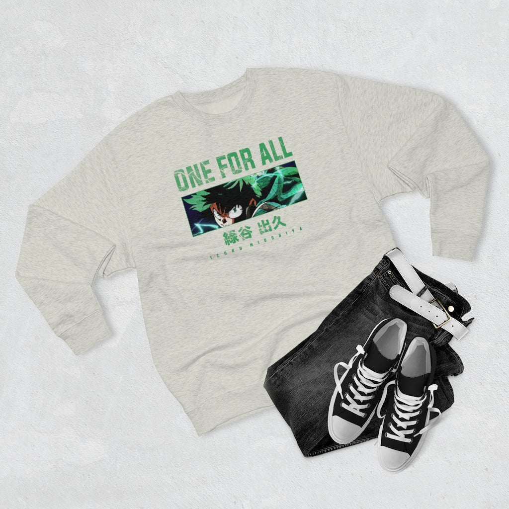 Midoriya "One For All" Sweatshirt