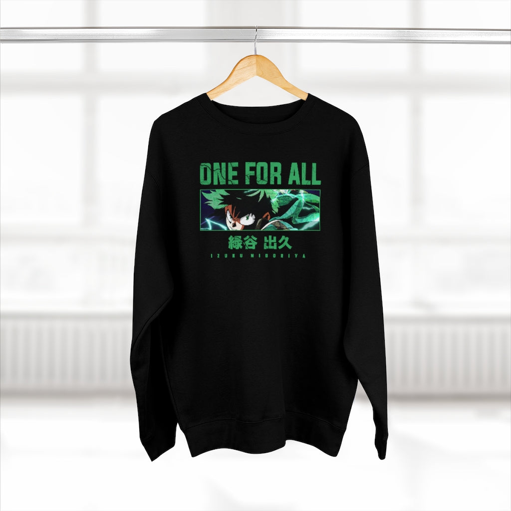 Midoriya "One For All" Sweatshirt