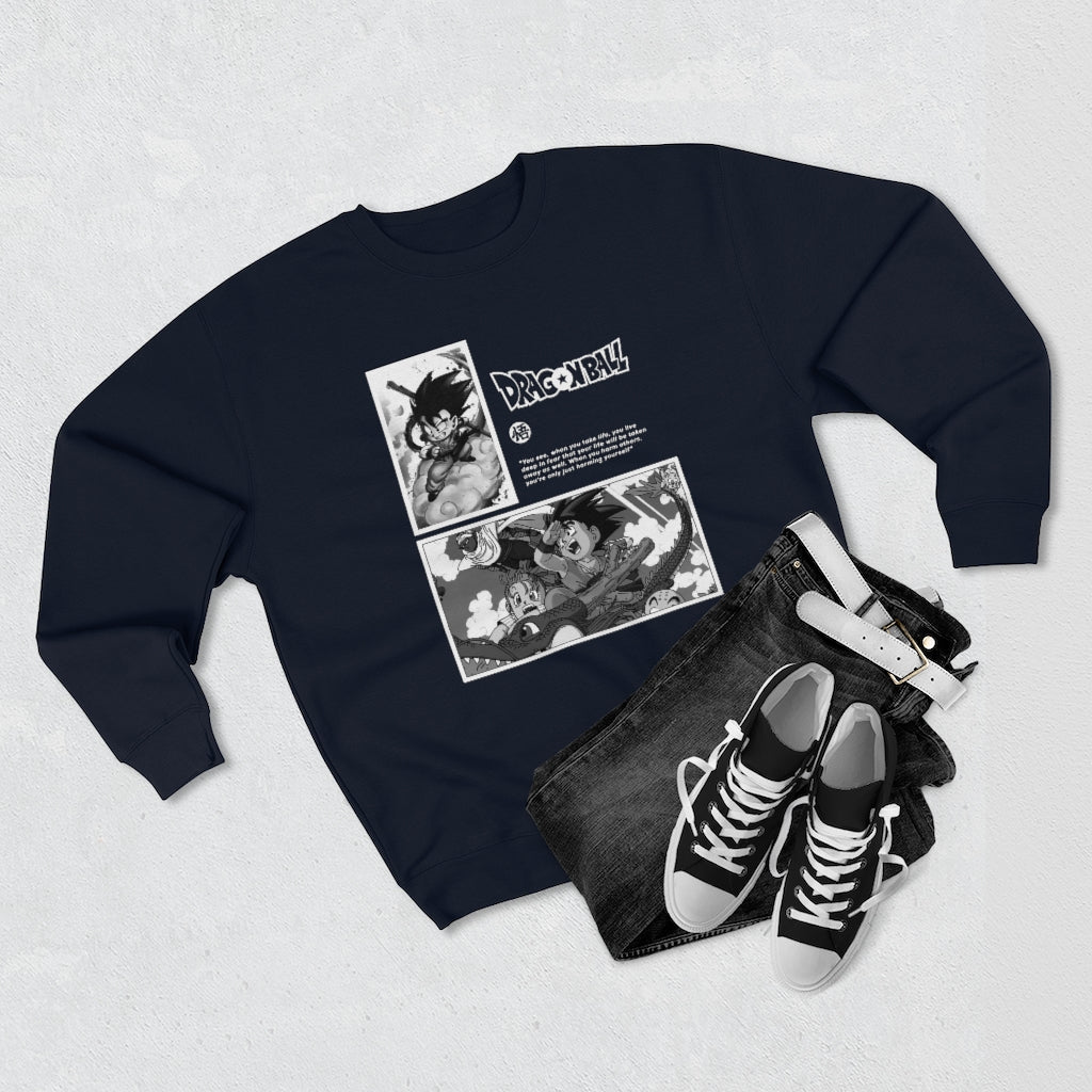 Kid Goku Manga Panel Sweatshirt